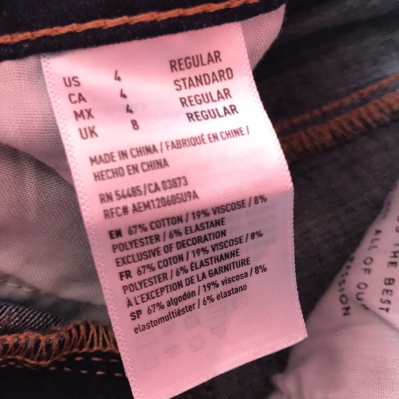Dark Wash American Eagle Jeans 🆕 - Picture 5 of 5